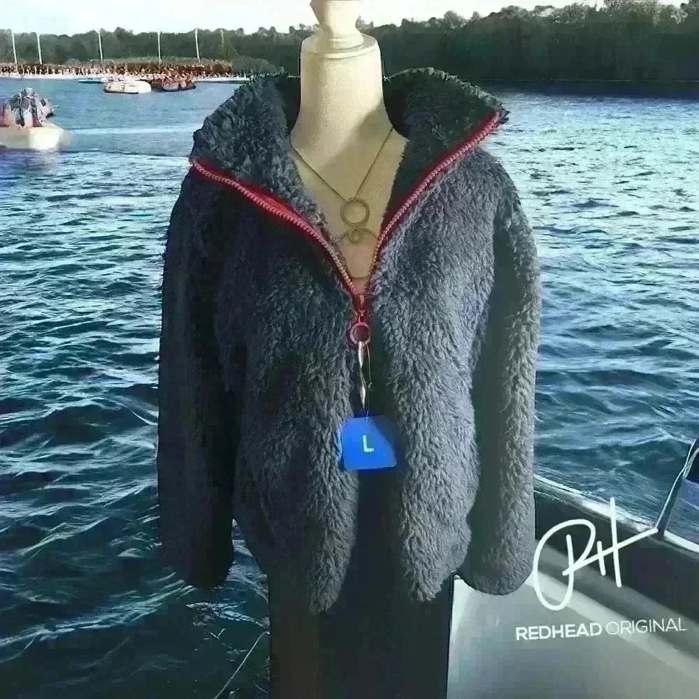 Tommy Hilfiger Sherpa jacket large - Picture 1 of 6